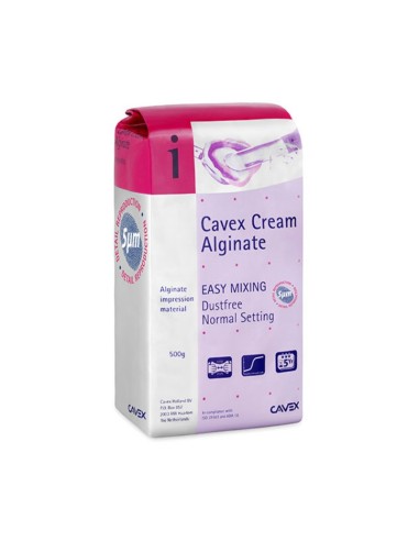 Cavex Cream Alginato Fraguado Normal y Rápido 500gr.