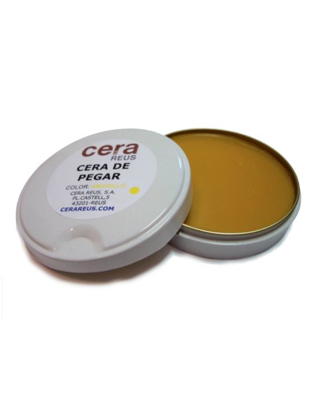 Cera de Pegar Amarillo Natural Tarrina 50gr.