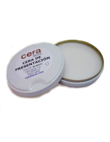 Cera de Presentación Modelos Blanca Tarrina 50 gr.