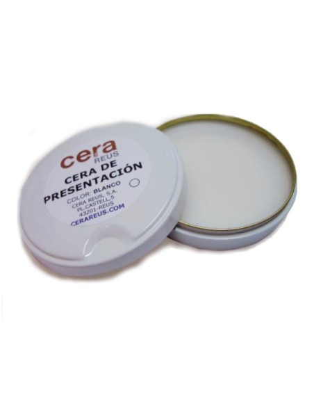 Cera de Presentación Modelos Blanca Tarrina 50 gr.