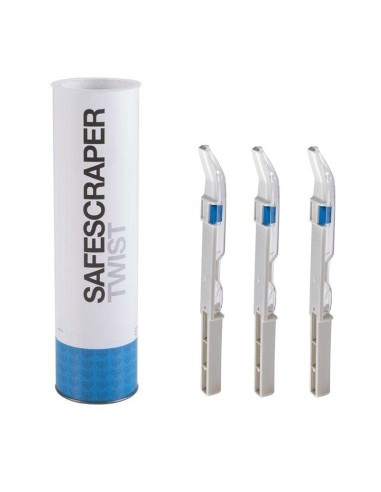Safescraper Twist Rascador de Hueso Curvo 3uds