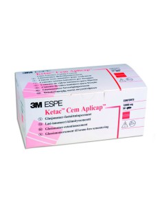 Ketac Cem Aplicap Cemento Ionómero Reposición 50 cápsulas 13g.