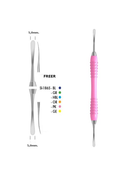 Periostotomo Doble Freer Colori Silikon Liquid Steel