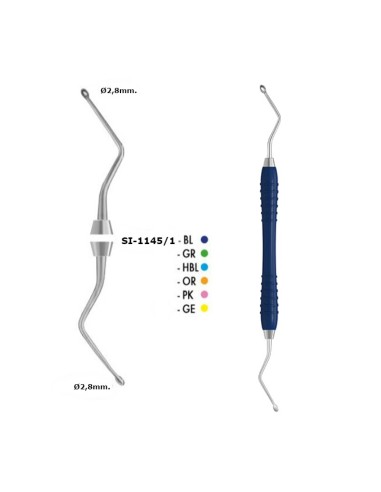 Cureta Hemingway Doble 17 cm Colori Silikon LS