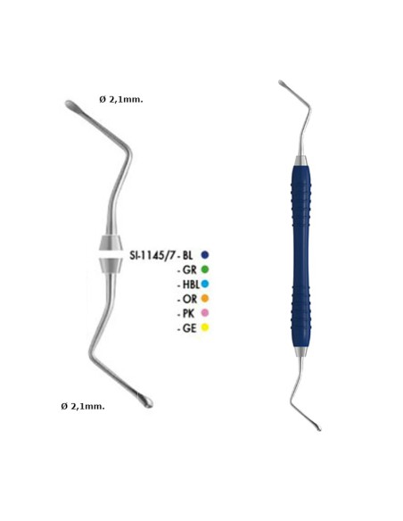 Cureta Lucas 2,1mm Colori Silikon LiquidSteel