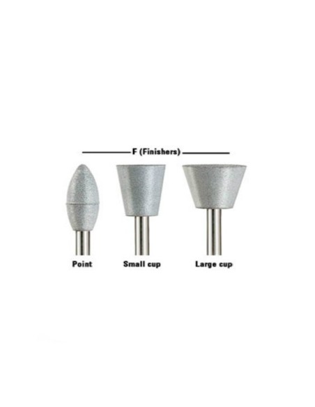 Politip F Gris Pulidores Reposición 6 unidades