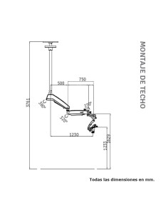 Microscopio Dental Magna con Montaje Techo 2