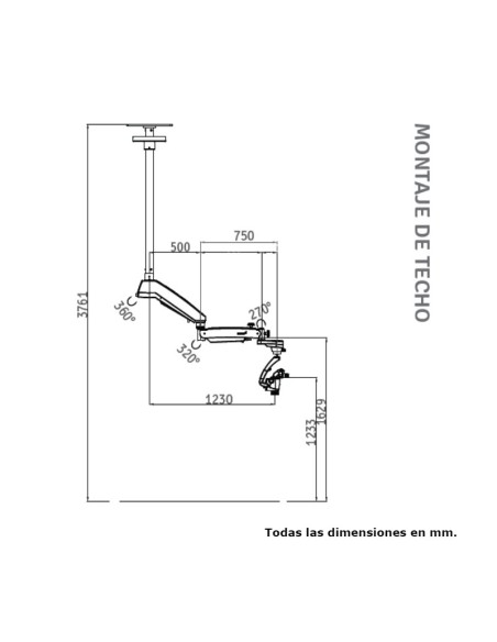 Microscopio Dental Magna con Montaje Techo