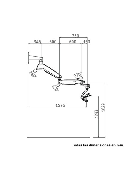 Microscopio Dental Magna con Montaje a Pared