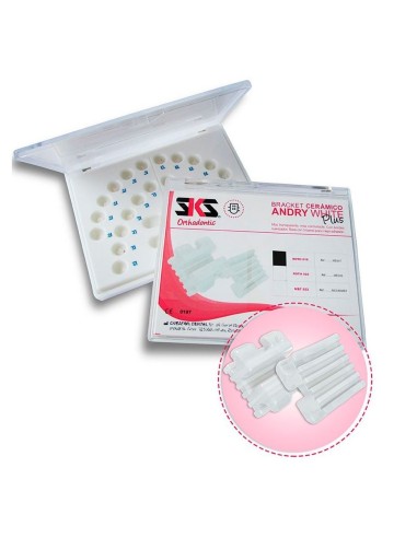 Andry White Kit Brackets Cerámicos 20u