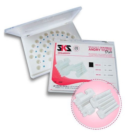 Andry White Kit Brackets Cerámicos 20u