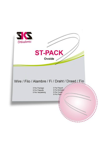 Arco NiTi Super Elástico Estético Redondo Oval Form 5u