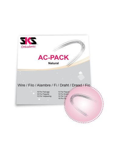 Arco Acero Redondo Natural Form Ortodoncia 10 uds.