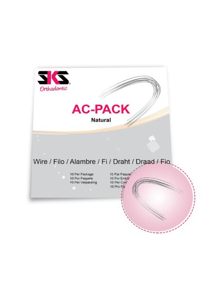 Arco Acero Redondo Natural Form Ortodoncia 10 uds.