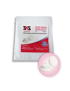 Botón Lingual Estético Redondo Bolsa 10 uds. 2