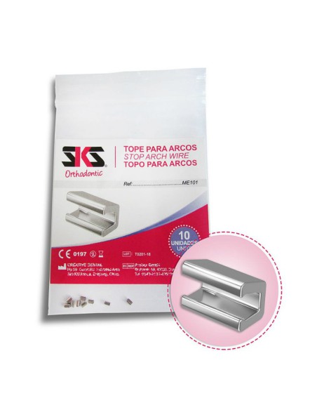 Topes para Arcos Ortodoncia Bolsa 10 unidades