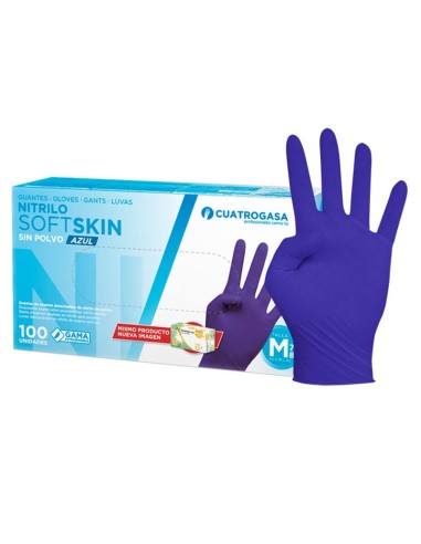 SoftSkin Guantes de Nitrilo sin Polvo