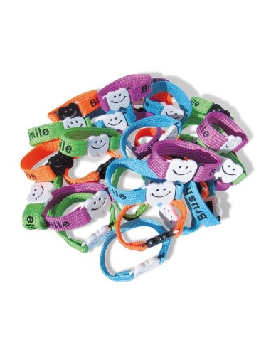 Pulseras Dentales Infantiles Bolsa 48uds.