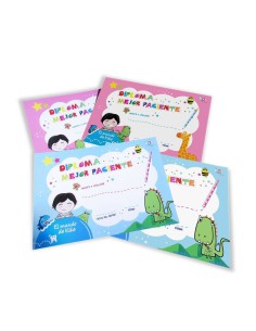 Diploma al Mejor Paciente Paquete Surtido 20 uds.