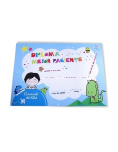 Diploma al Mejor Paciente Paquete Surtido 20 uds. 2