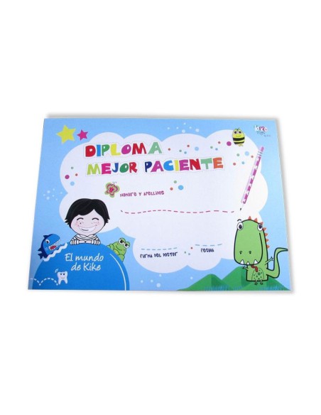 Diploma al Mejor Paciente Paquete Surtido 20 uds.