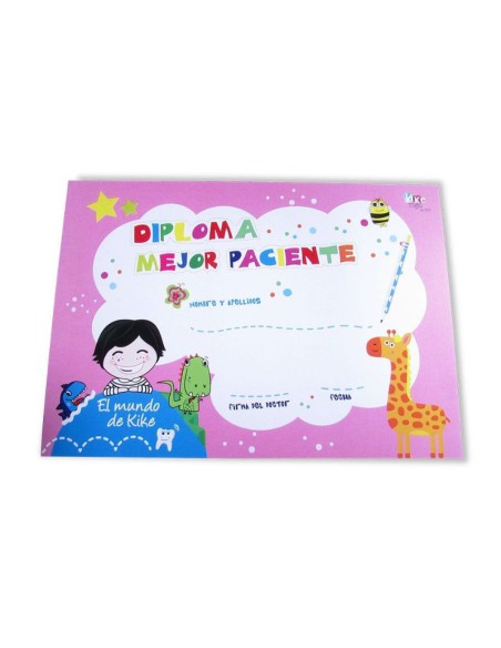 Diploma al Mejor Paciente Paquete Surtido 20 uds.
