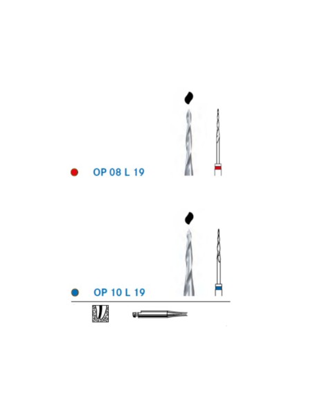 Fresa Opener Ensanchador L19mm Estétil 6 uds.