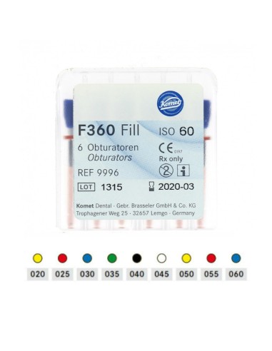 F360 Fill Obturador Caja 6 unidades