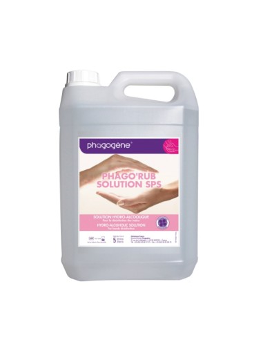 Solución Higienizante de Manos Phago'Rub Solution SPS Garrafa 5 Litros