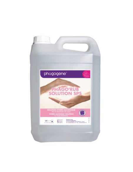 Solución Higienizante de Manos Phago'Rub Solution SPS Garrafa 5 Litros