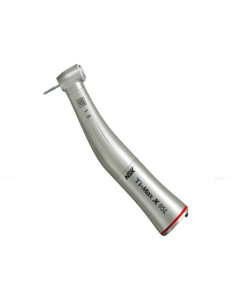 Contraángulo X95L Ti-Max Multiplicador 1: 5 Titanio con Luz