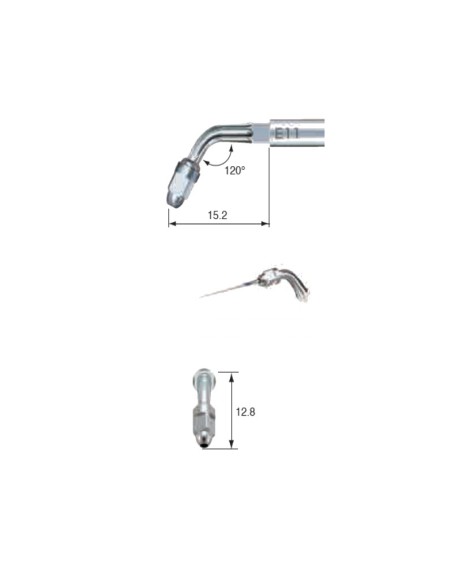 Punta Ultrasonidos E11 NSK Endodoncia Tipo Satelec 1 unidad