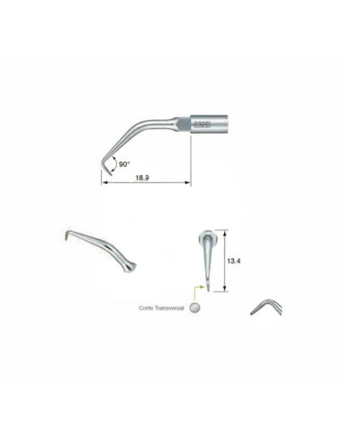 Punta Ultrasonidos E32D Retrógrado Endo NSK Tipo Satelec 1 unidad