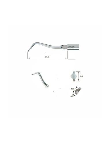 Punta Ultrasonidos Restauración Diamante NSK Tipo Satelec 1 unidad