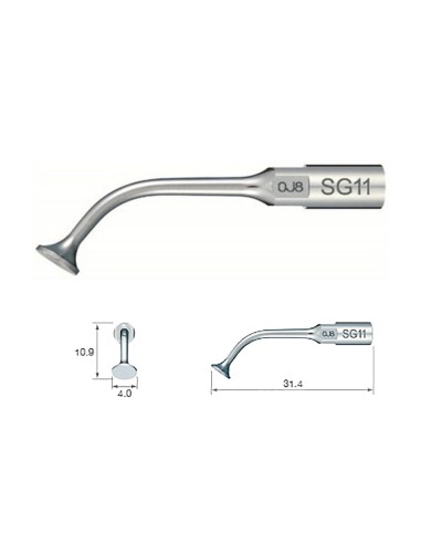 Punta Ultrasonidos para Membrana del Seno VarioSurg Cirugía Ósea 1 unidad