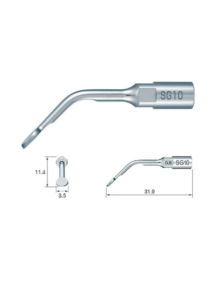 Kit Puntas Ultrasonidos VarioSurg Elevación de Seno 6 uds