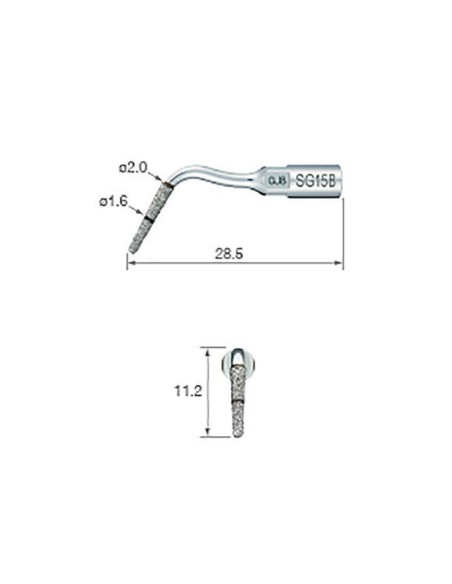 Kit Puntas Ultrasonidos Preparación de Implantes VarioSurg 4 uds