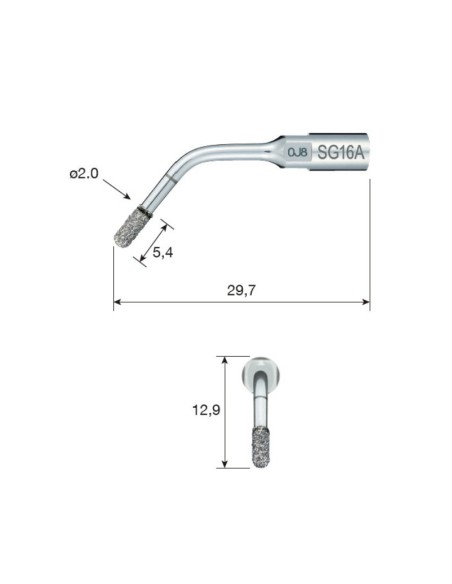 Kit Puntas Ultrasonidos Preparación de Implantes VarioSurg 4 uds