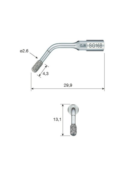 Kit Puntas Ultrasonidos Preparación de Implantes VarioSurg 4 uds