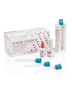 Reline Extra Soft Kit Intro Resina Acrílica Cartucho 48ml.