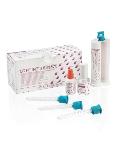Reline Extra Soft Kit Intro Resina Acrílica Cartucho 48ml.