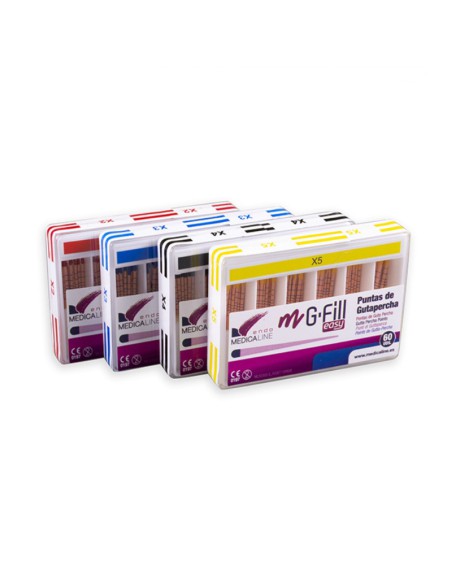 mg Fill Easy Puntas de Gutapercha mConic Easy 60uds.