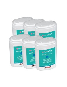 Eco-Jet 1 Toallitas Desinfectantes Pack 6 Botes 160u.