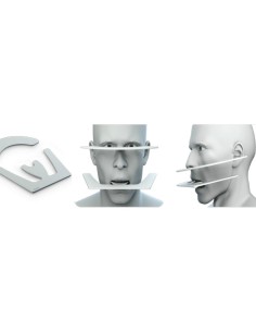 Regla de Fox para Articulador Facial Arquímedes