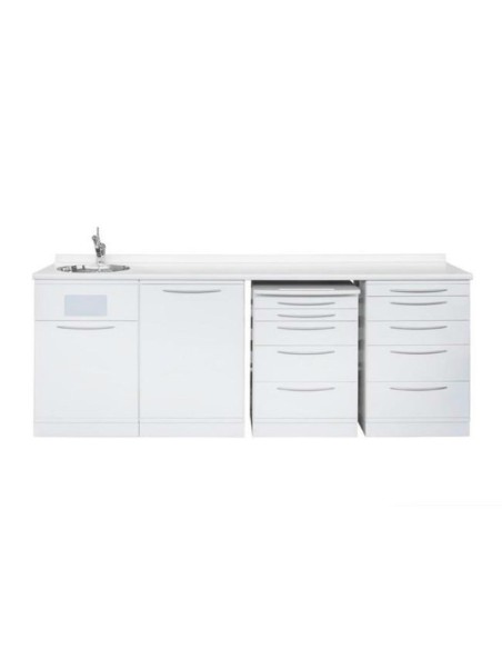 Módulo Rodable 5 Cajones con Encimera