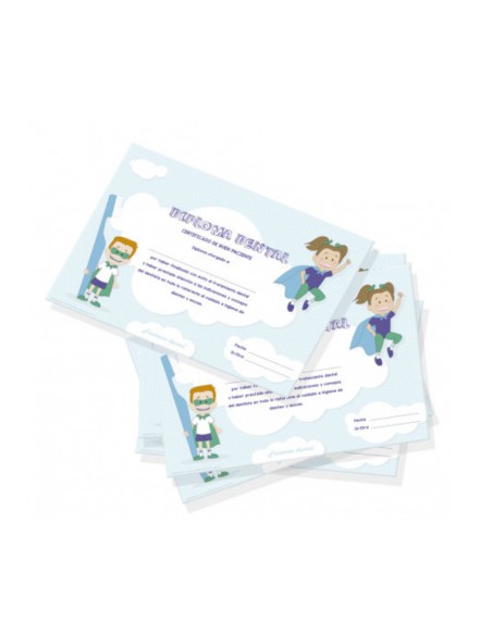 Diploma Dental del Buen Paciente Paquete Surtido 20 uds.