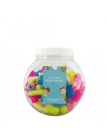 Subrayador Mini Fluorescente 50 unidades