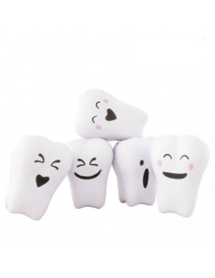 Juguete Antiestrés Molar Blando 5 unidades