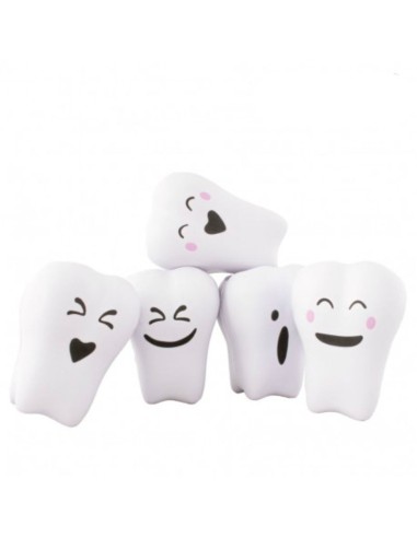 Juguete Antiestrés Molar Blando 5 unidades