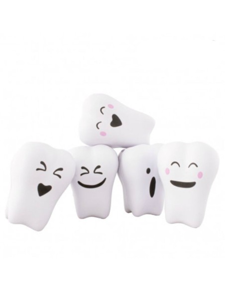 Juguete Antiestrés Molar Blando 5 unidades